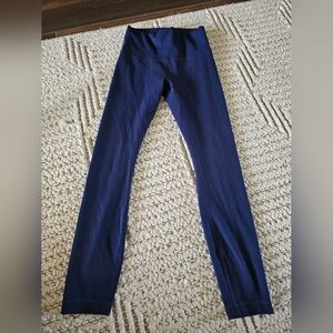 LULULEMON BLUE LEGGINGS PANT NO SIZE TAG EXCELLENT CONDITION SZ 2 SZ 4